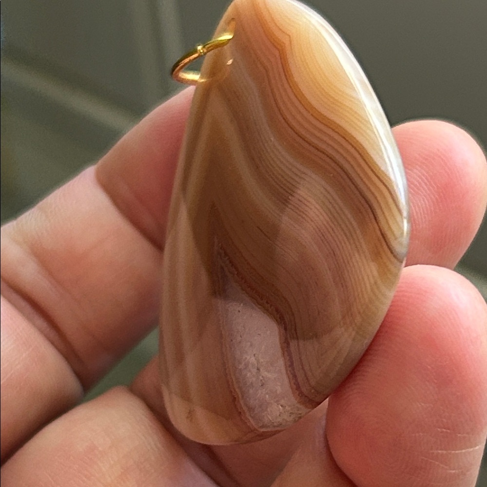 🖤Natural Agate stone Pendant - Picture 4 of 13